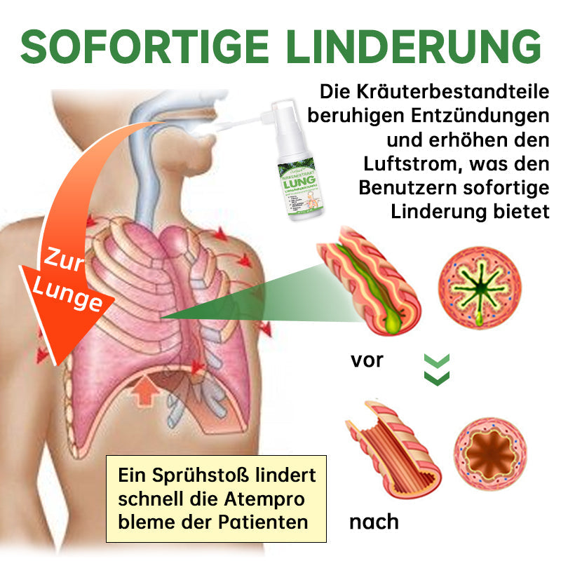 Ourlyard™ Kräuterlungenreinigungs- und Reparaturspray Plus