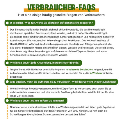 🐝🐝🐝Furzero™ Bienengift Lymphdrainage & Schlankheits-Fußbadperle -  Von NIH-Experten empfohlen