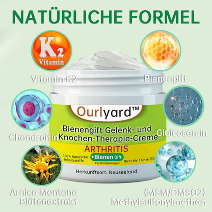 Ourlyard™ Bienengift Gelenk- und Knochen-Therapie-Creme (Vollständige Körpererholung, reine natürliche Formel)