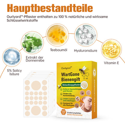 Ourlyard™  WartGone Bienengift-Behandlungspflaster