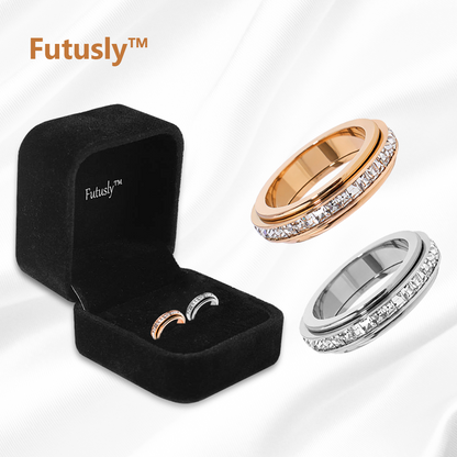 Futusly™ Lymphatischer Entgiftungs-Pavé-Drehring