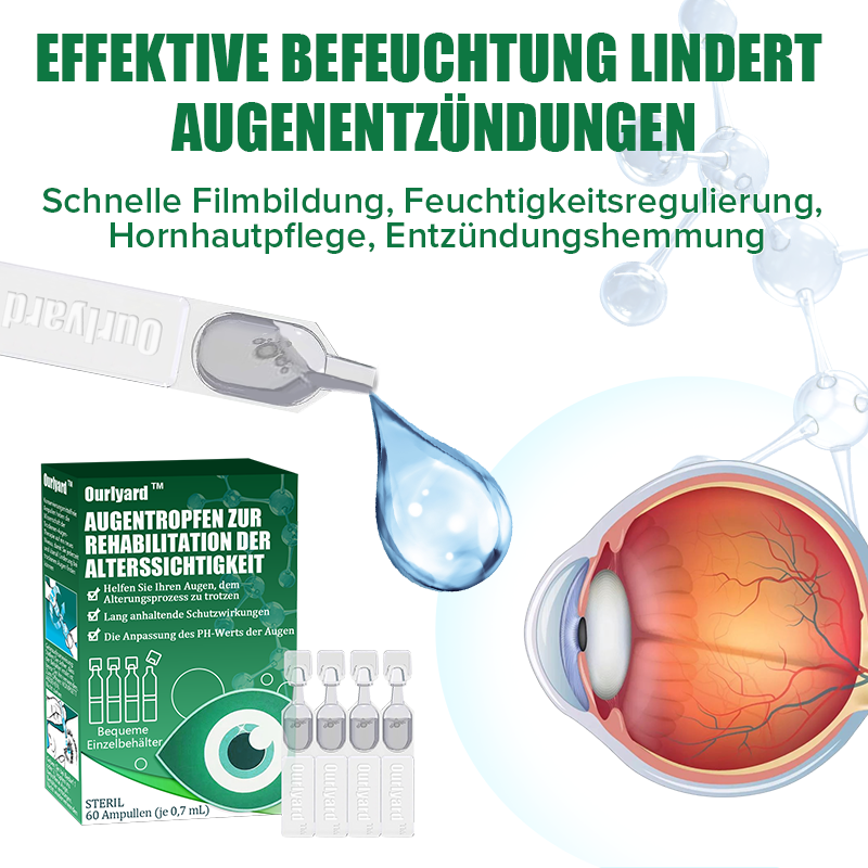 Ourlyard™ Augentropfen zur Rehabilitation der Alterssichtigkeit