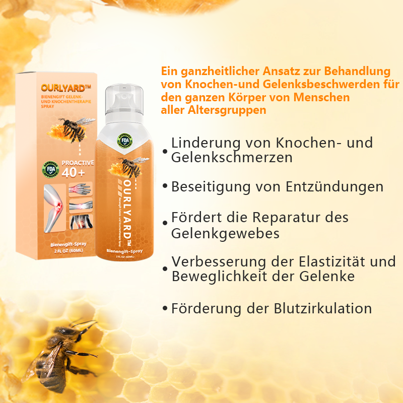 Ourlyard ™ Bienengift Gelenk und Knochentherapie Spray (Ganzkörper-Wiederherstellung)