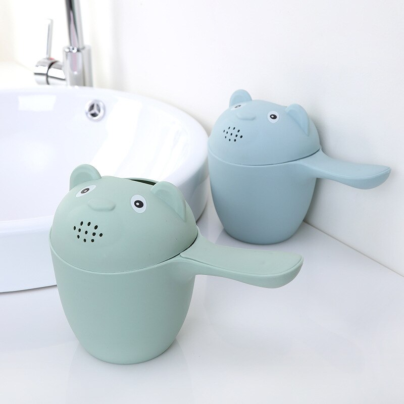 Cute Cartoon Baby Bath Caps Toddle Shampoo Cup Kinder Baden Bailer Baby Dusche Löffel Kind Waschen Haar Cup Kinder Bad Tool