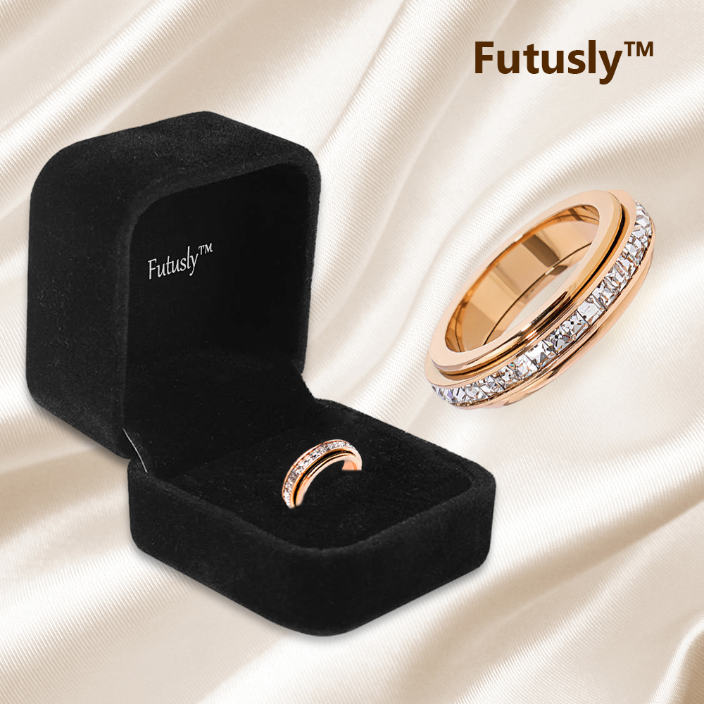 Futusly™ Lymphatischer Entgiftungs-Pavé-Drehring